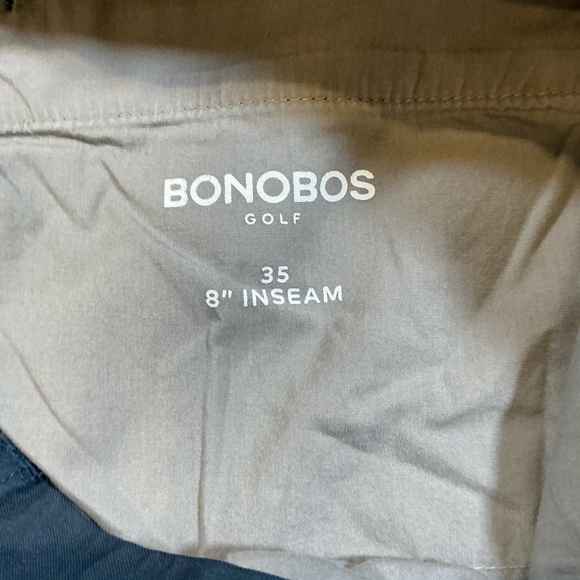 Bonobos Golf Performance Shorts 8” Inseam Navy Blue Men’s Size 35 - Picture 6 of 8